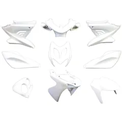 Verkleidungskit EDGE 9-teilig weiß matt für Yamaha Aerox, MBK Nitro 52524