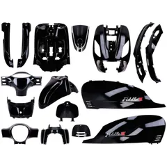 Fairing kit black primed 16-piece for SYM Fiddle 3 year 2014-2020 52945