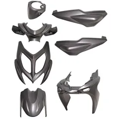Verkleidungskit 7-teilig anthrazit für Yamaha Aerox, MBK Nitro 2013-2017 53123