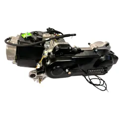 Motor lang 729mm 50ccm für 12 Zoll Räder (Trommelbremse hinten) lange Getriebewelle für China Roller GY6 Euro4 53154
