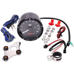 tachometer Koso Analog black 10000rpm Ø=85mm 53182