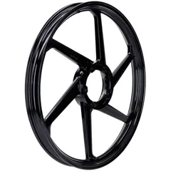 Felge Fast-Arrow Aluminium schwarz 17 Zoll für Puch Maxi 53307