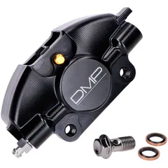 Brake caliper DMP CNC milled black for Piaggio Sprint, Primavera, ZIP, LX 53372