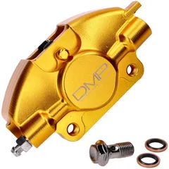 Brake caliper DMP CNC milled gold for Piaggio Sprint, Primavera, ZIP, LX 53374