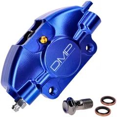 Brake caliper DMP CNC milled blue for Piaggio Sprint, Primavera, ZIP, LX 53375