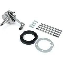 Adapterplatten Set / Spacer PX200 inkl. BGM Kurbelwelle 2% für Vespa PX125, PX150, Cosa125, Cosa150, Sprint Veloce150, GTR125, S