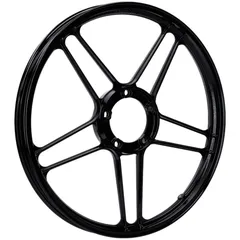 Felge Aluminium schwarz glänzend 17 Zoll Schwarz Vorne, hinten für Puch Maxi 53569