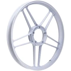 Felge Aluminium weiß glänzend 17 Zoll vorne / hinten für Puch Maxi 53570