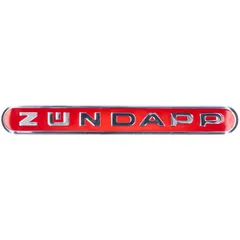 Aufkleber für Tank Silber und Rot 130x15mm Aluminium für Zündapp Mofa, Mokick 53737