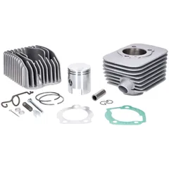 Zylinderkit Tuning d=43mm 63ccm, 12mm Kolbenbolzen inkl. Zylinderkopf und Dekompressionsventil für Piaggio Ciao, Bravo, Boxer, S