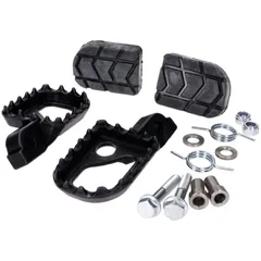 Fußrasten Satz CNC schwarz 16x24x3mm für Beta RR50 Enduro 54101