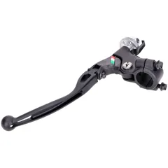 Domino Racing clutch fitting for 22mm handlebars left black 33mm with folding lever for clutch cable 54118