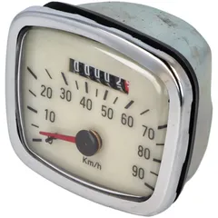 Tachometer RMS Classic Vintage Look 90km/h 2,7mm Anschluss für Vespa VNA, VNB 125 1961-1962 54379