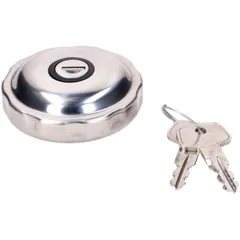 Tankdeckel mit Schloss 40mm chrom für Puch Maxi, Tomos 54418