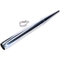 Chrome exhaust for Zündapp CS50, ZD40 54635