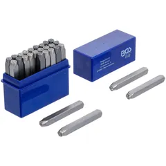 Impact letter set 5mm DIN1451 27-piece 55037