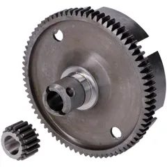 Kupplungskorb Top Racing Version Racing mit Antriebsritzel 76Z / 17Z gerade verzahnt für Zündapp 50ccm 2T 4/5-Gang 55099
