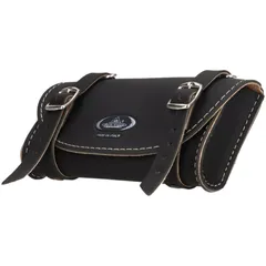 Werkzeugtasche, Satteltasche Selle Monte Grappa aus Leder schwarz L=150mm für Piaggio, Vespa Ciao, Si, Bravo, Boxer, Grillo 5515
