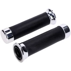 Handle set on-road 24/24mm chrome-plated end cap 55188