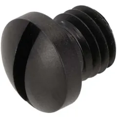 Oil filler plug 66Heroes black anodized for Puch Maxi 55340