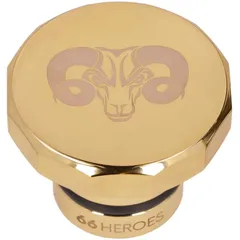 Gas cap 66Heroes square gold for Puch Maxi 55382