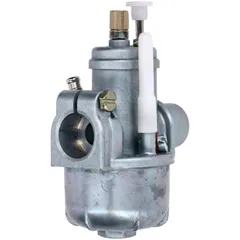 Vergaser 10mm mit 18mm Klemmflansch und Kaltstart Tupfer für Mofa, Mokick 55420