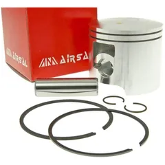 piston kit Airsal racing 76.6cc 50mm for Derbi Senda GPR, Gilera GSM SMT RCR Zulu EBE, EBS AS-ET16455