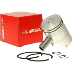 Kolben Satz Airsal Sport 48,8ccm 38mm für Puch Automatik, X30 mit kurzen Kühlrippen AS-ET24802