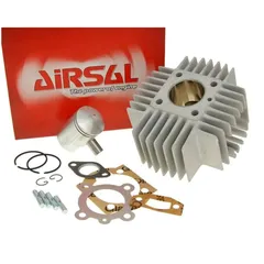 Zylindersatz Zylinderkit Airsal T6-Racing 48,8ccm 38mm für Puch Automatik, X30 mit kurzen Kühlrippen AS24799