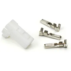 connector for wiring harness BGM PRO, type series 070 AM, 2 socket plug contacts for Vespa, Piaggio, Gilera BGM0702FPL