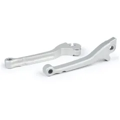 brake lever + clutch lever set BGM PRO CNC, silver matte, ABE for Vespa PX (year 2004-) HENG TONG disc brake BGM4541SKT