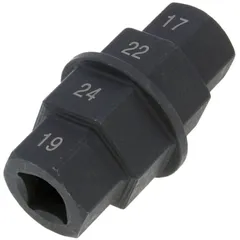 front axle hexagon socket / hex nut Buzzetti multi-size 17, 19, 22, 24mm BZT30642
