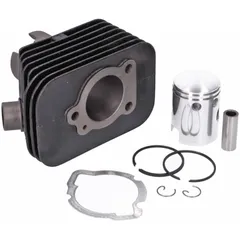 Zylindersatz Zylinderkit DR 50ccm 38,4mm, 12mm Kolbenbolzen für Piaggio Boss, Bravo, Ciao, Grillo, Si DR-KT00004