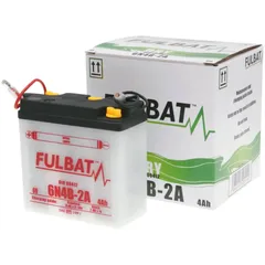Akku Batterie Fulbat 6V 6N4B-2A DRY ohne Säurepack FB550514