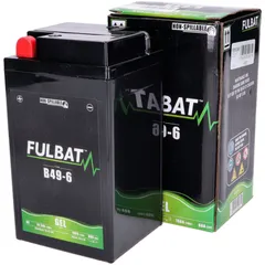 Akku Batterie Fulbat B49-6 6V 10Ah GEL für BMW R25, R69, Vespa Sprint, Rally, SS, Super Sport, DKW, EMW, Simson AWO Touren / Spo