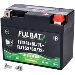 Akku Batterie Fulbat FLTX4L/5L/7L+ - FLTZ5S/6S/7S+ Lithium LiFePO4 12V 3Ah 180A FB560636