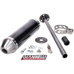 muffler Giannelli carbon for Derbi GPR 50 Nude, Racing 50, Aprilia RS 50 GI-33650HF