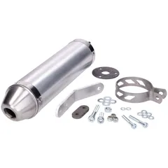 muffler Giannelli aluminum for Derbi DRD Edition 50 SM 03-07 GI-33654HF
