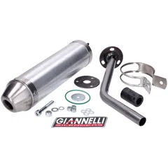 muffler Giannelli aluminum for Aprilia RX 99-04, MX 02-04 GI-34604HF