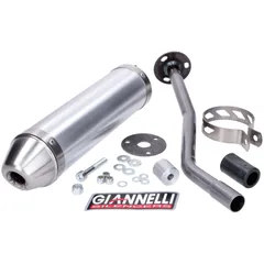muffler Giannelli aluminum for Derbi Senda R 50 99-09, DRD Edition 50 SM 03-07 GI-34609HF