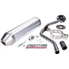 muffler Giannelli aluminum for Yamaha DT 50 R 2004, MBK X Limit 50 GI-34625HF