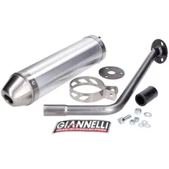 muffler Giannelli aluminum for Peugeot XP6 SM 50 2006-2007, Motorhispania Furia Max 50 GI-34679HF
