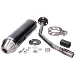 muffler Giannelli carbon for Beta RR 50 GI-34690HF