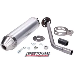 muffler Giannelli aluminum for Beta RR 50 Enduro / Motard 12-16, Enduro 50 Factory 15-16 GI-34691HF