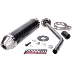 muffler Giannelli carbon for Beta RR Enduro Motard 50 18-20 GI-34702HF
