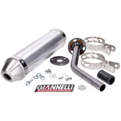 muffler Giannelli aluminum for Fantic Motor Enduro 50 Casa, Performance 2018 GI-34703HF