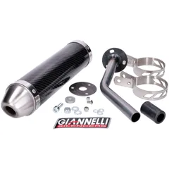 muffler Giannelli carbon for Fantic Motor Enduro 50 Casa, Performance 2018 GI-34704HF