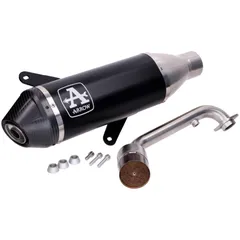 Auspuff Arrow Urban mit Katalysator schwarz für Vespa GTS 310 GI-53551AKN