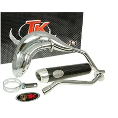 exhaust Turbo Kit Bufanda RQ chrome E-marked for Derbi Senda DRD Pro 06- H10537-Q