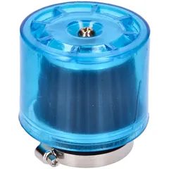 air filter Air-System metal gauze filter 38mm straight version blue shield IP10408